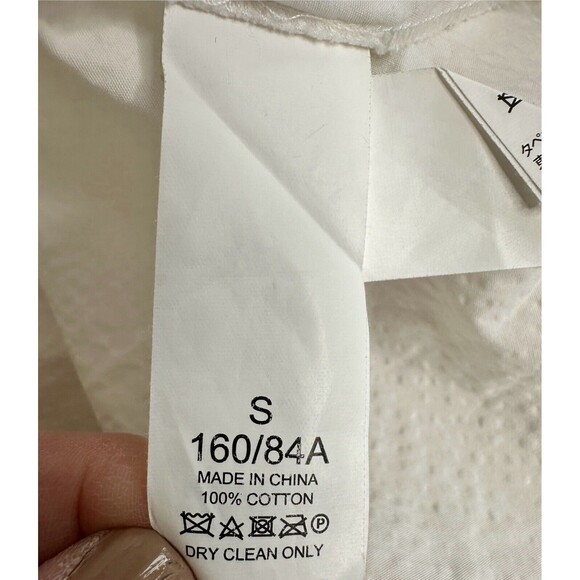 Kate Spade Rent The Runway Riviera Seersucker White Dress Small - Picture 10 of 11